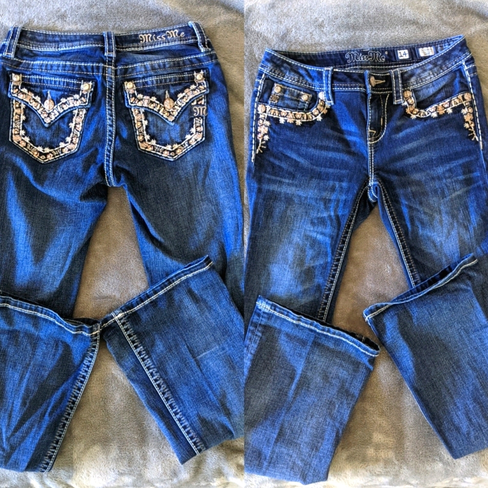 Girls size 14 Miss Me Jeans